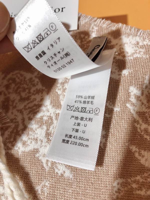 Dior Scarf 45X200cm 59%羊绒41%羊毛 E31 (12)
