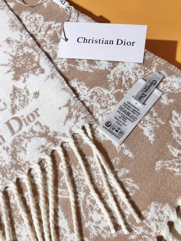 Dior Scarf 45X200cm 59%羊绒41%羊毛 E31 (13)