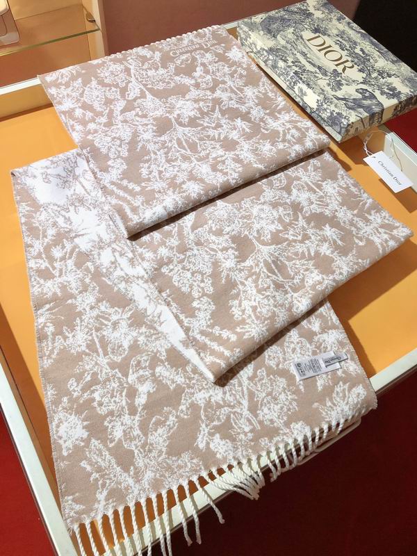 Dior Scarf 45X200cm 59%羊绒41%羊毛 E31 (14)