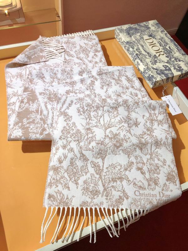 Dior Scarf 45X200cm 59%羊绒41%羊毛 E31 (15)