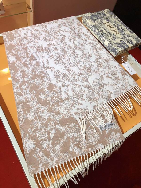 Dior Scarf 45X200cm 59%羊绒41%羊毛 E31 (16)