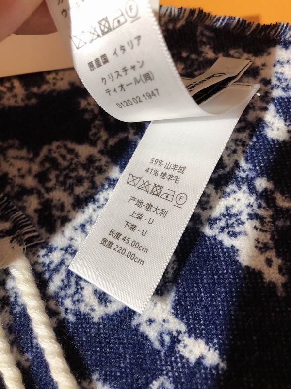 Dior Scarf 45X200cm 59%羊绒41%羊毛 E31 (3)