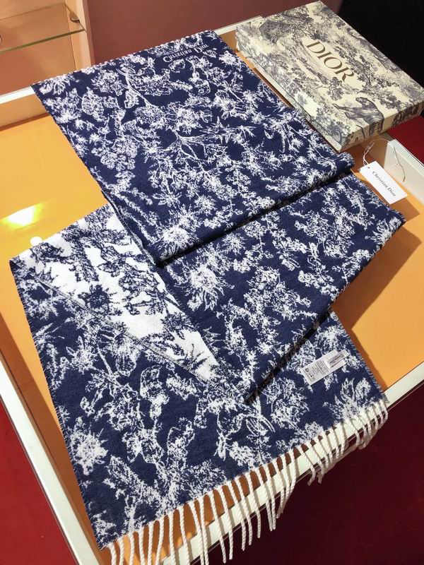 Dior Scarf 45X200cm 59%羊绒41%羊毛 E31 (5)