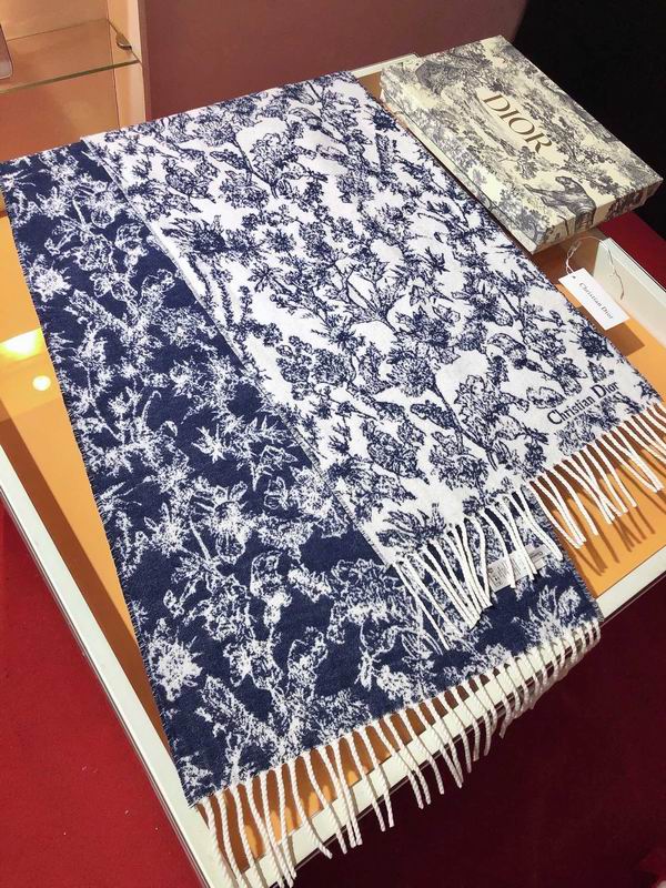 Dior Scarf 45X200cm 59%羊绒41%羊毛 E31 (7)