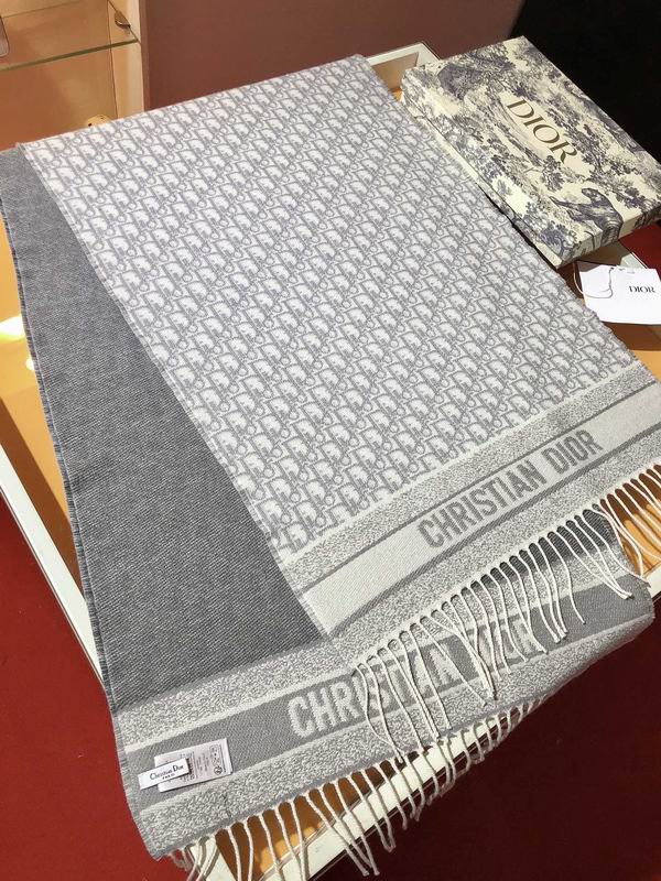Dior Scarf 48X200cm 59%羊绒41%羊毛 E30 (11)