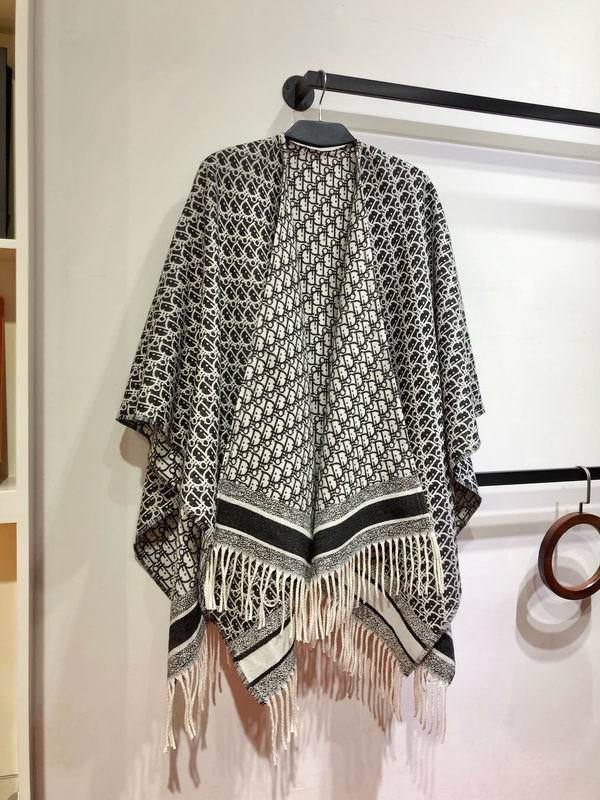 Dior cloak 140X174cm 100%羊绒 E25 (7)