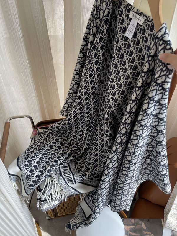 Dior cloak 140X180cm 100%山羊绒 E38 (7)
