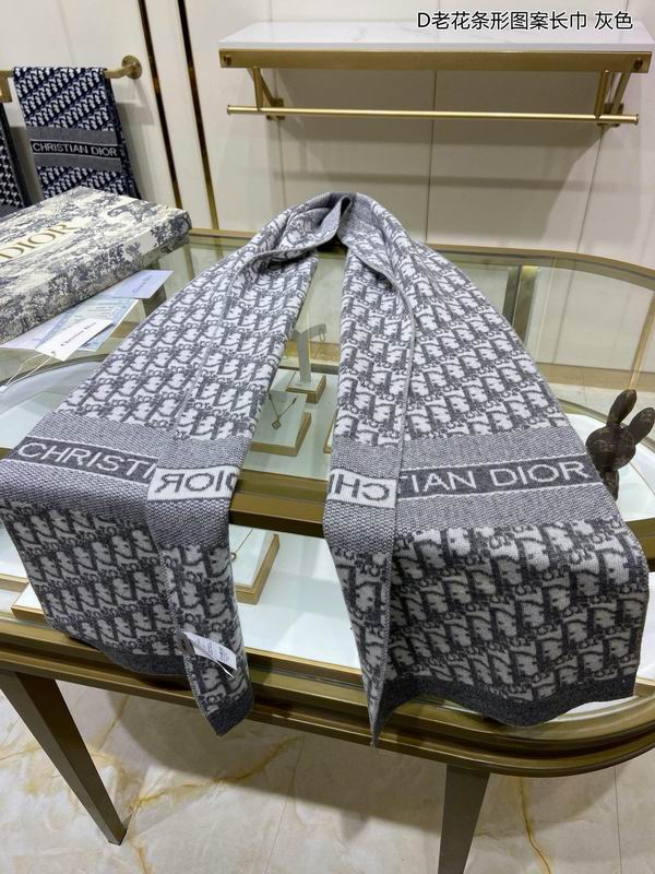 Dior scarf 30X195cm E21 (10)