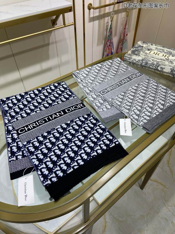 Dior scarf 30X195cm E21 (16)