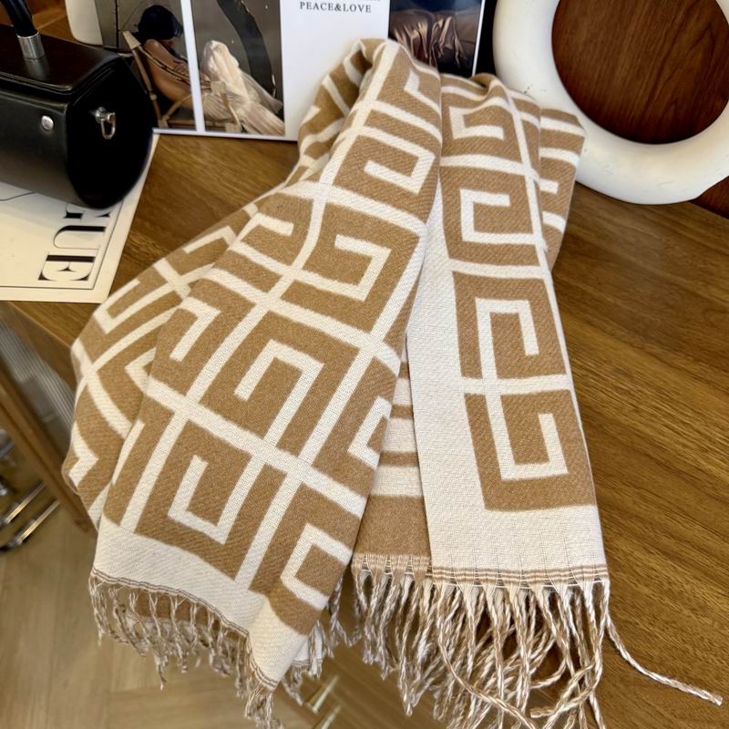 Givenchy scarf 65X180cm E18 (9)