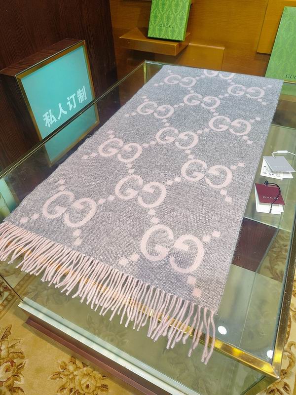 Gucci Scarf 45X200cm 100%羊绒 E27 (18)