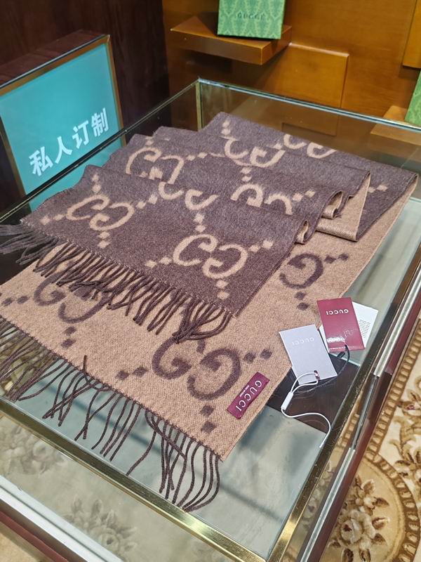 Gucci Scarf 45X200cm 100%羊绒 E27 (20)
