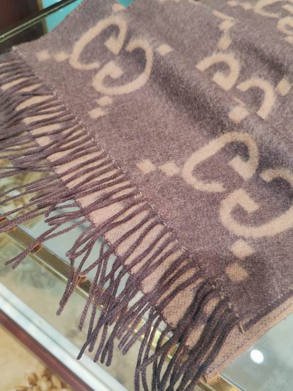 Gucci Scarf 45X200cm 100%羊绒 E27 (21)