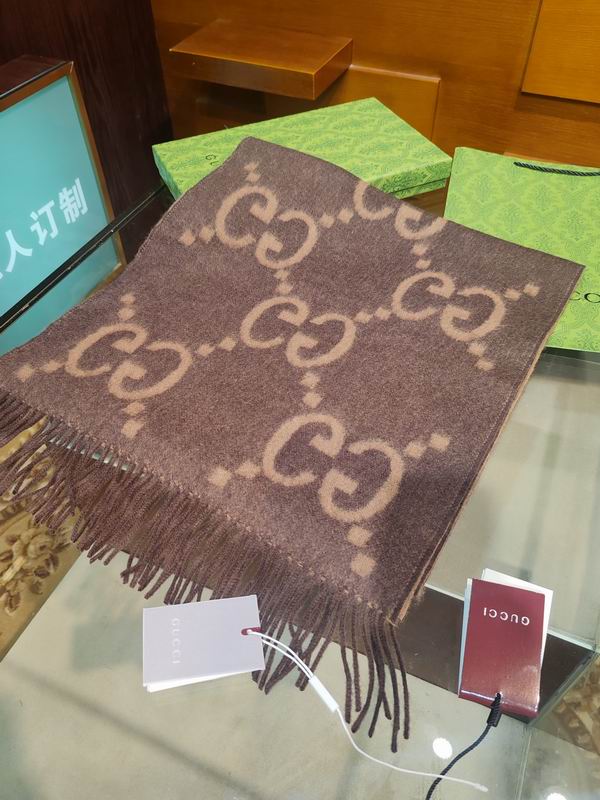 Gucci Scarf 45X200cm 100%羊绒 E27 (22)