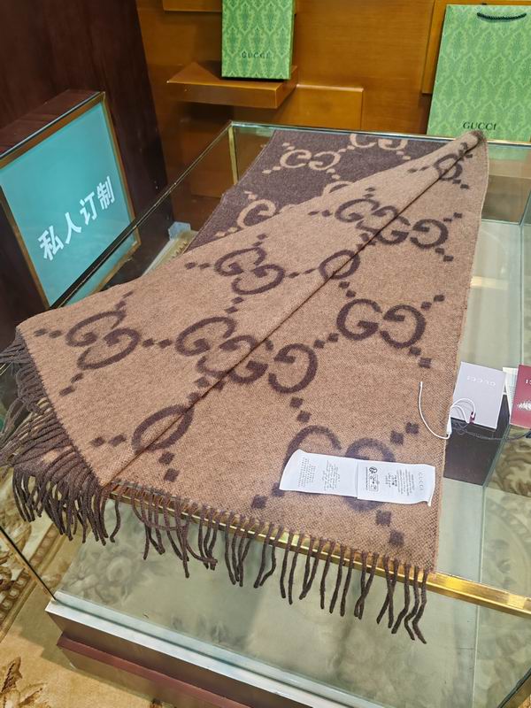 Gucci Scarf 45X200cm 100%羊绒 E27 (24)