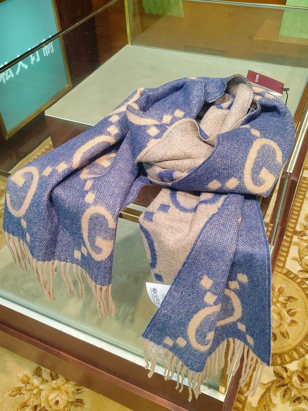 Gucci Scarf 45X200cm 100%羊绒 E27 (29)