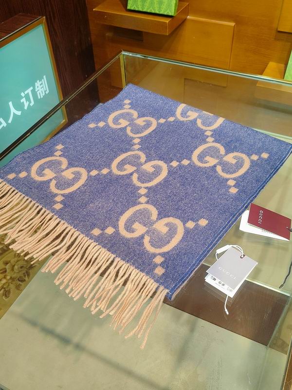 Gucci Scarf 45X200cm 100%羊绒 E27 (31)