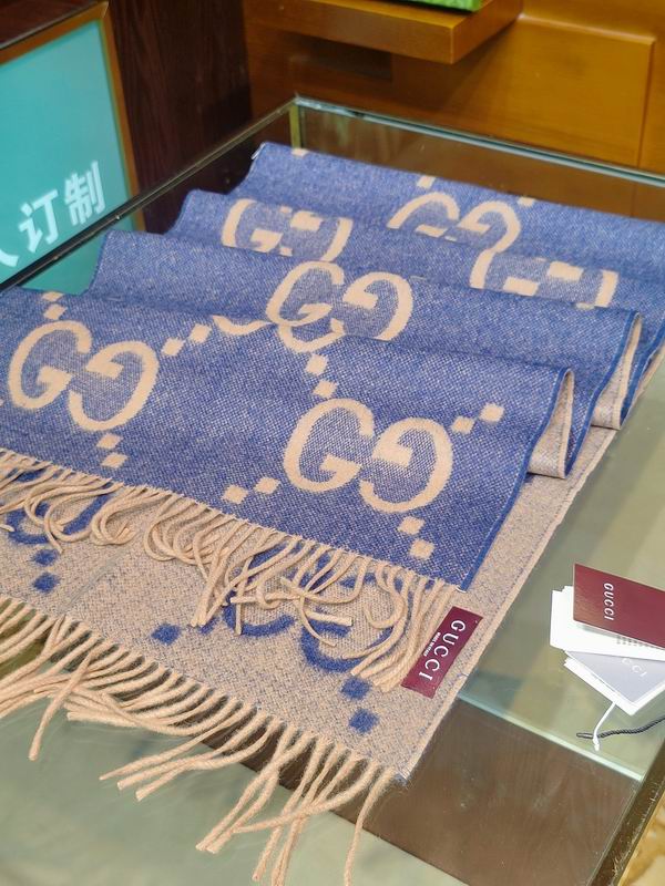 Gucci Scarf 45X200cm 100%羊绒 E27 (32)