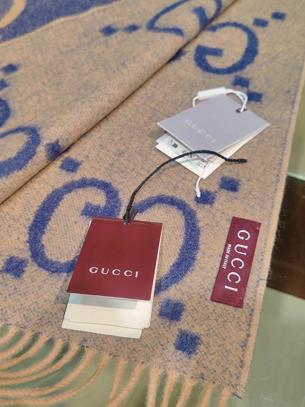 Gucci Scarf 45X200cm 100%羊绒 E27 (34)