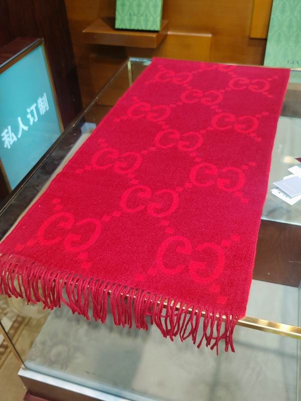 Gucci Scarf 45X200cm 100%羊绒 E27 (41)
