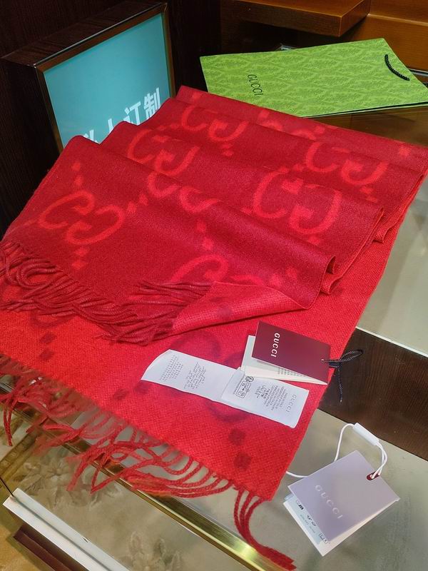 Gucci Scarf 45X200cm 100%羊绒 E27 (43)