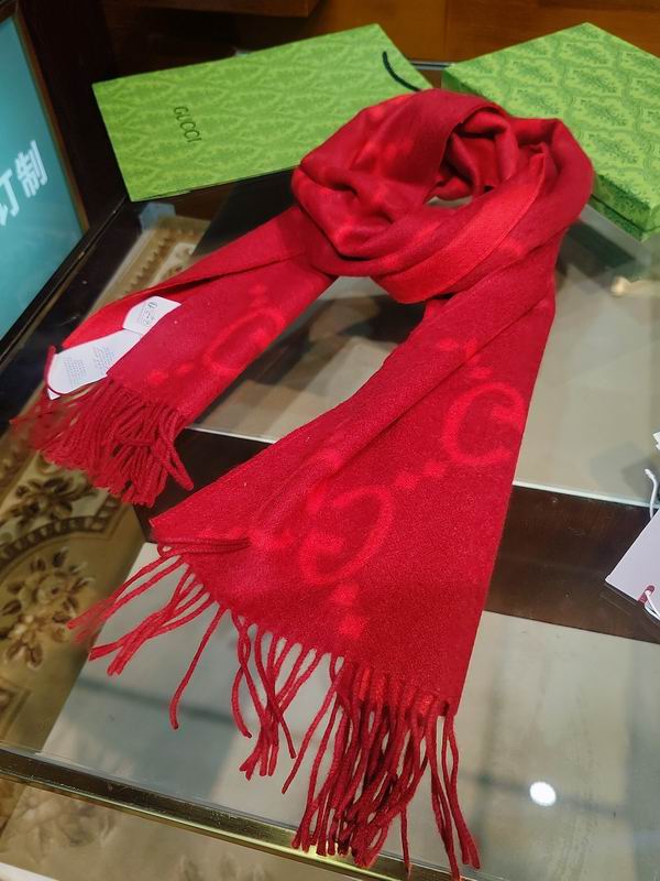 Gucci Scarf 45X200cm 100%羊绒 E27 (44)