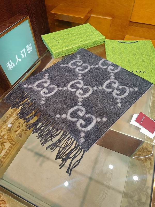 Gucci Scarf 45X200cm 100%羊绒 E27 (50)