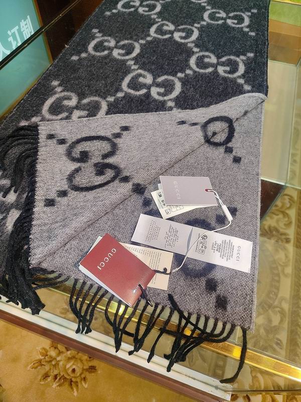 Gucci Scarf 45X200cm 100%羊绒 E27 (52)