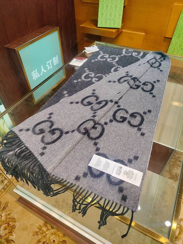 Gucci Scarf 45X200cm 100%羊绒 E27 (53)
