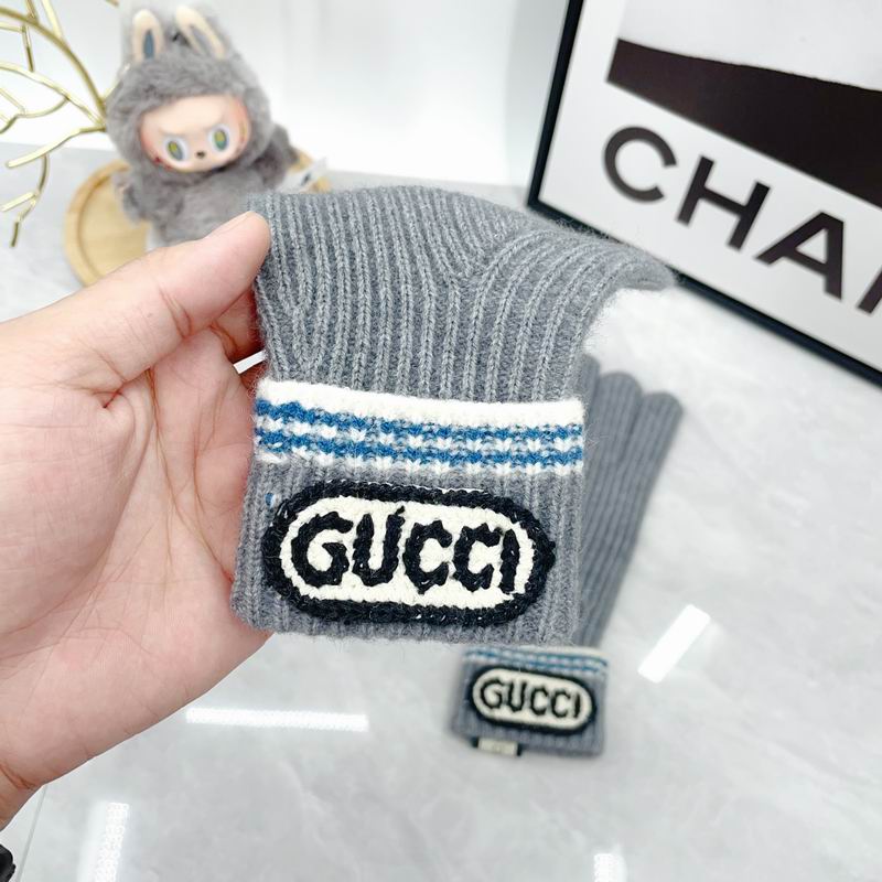 Gucci Scarf Hat Gloves dx (269)