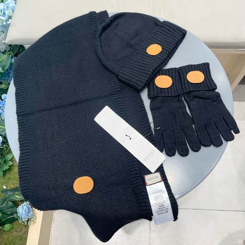 Gucci Scarf hat Gloves (427)