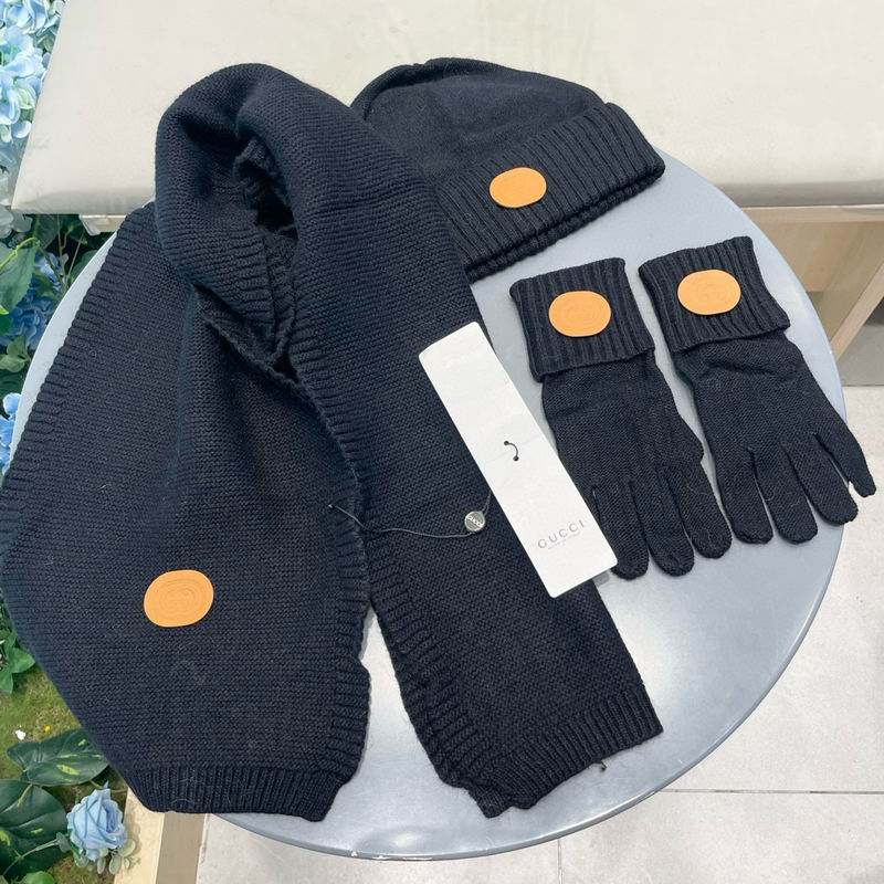 Gucci Scarf hat Gloves (428)