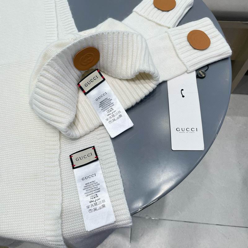 Gucci Scarf hat Gloves (434)