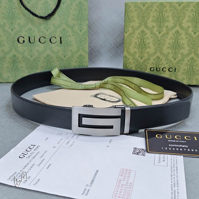 Gucci belt 35mmX90-125cm lb (42)