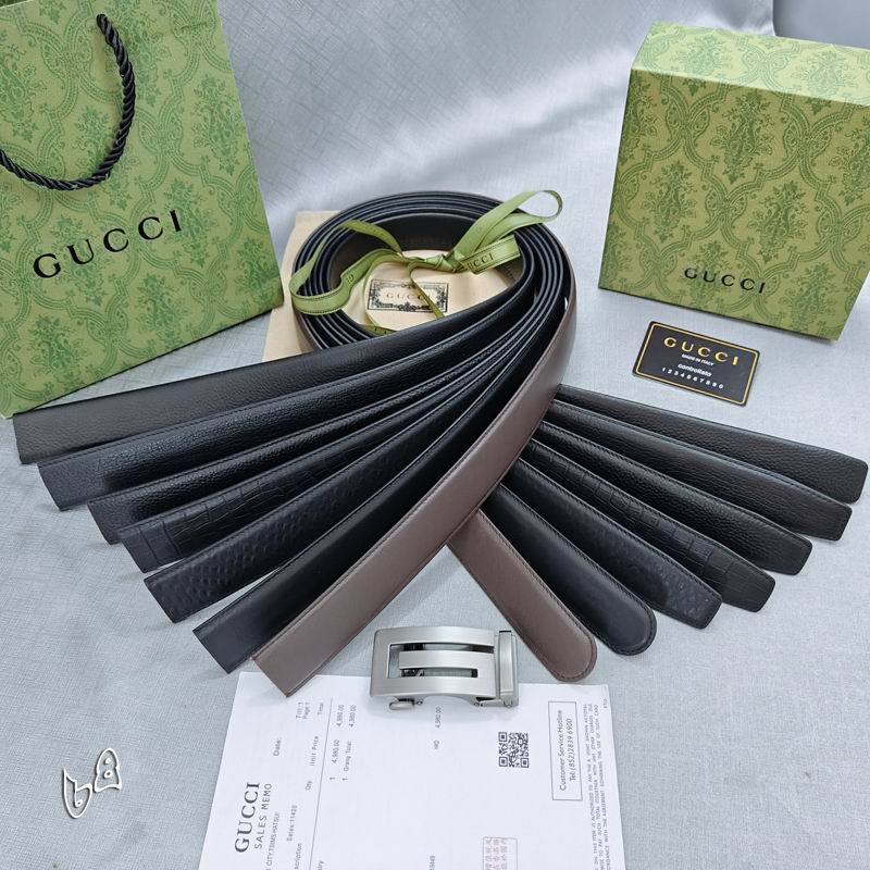 Gucci belt 35mmX90-125cm lb (46)