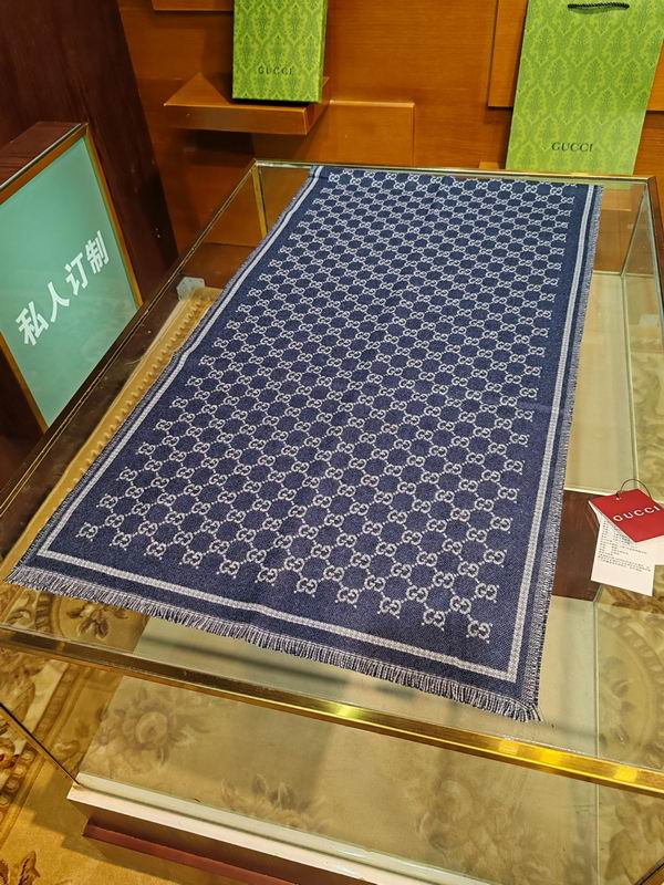Gucci scarf 47X180cm 100%羊毛 E25 (11)