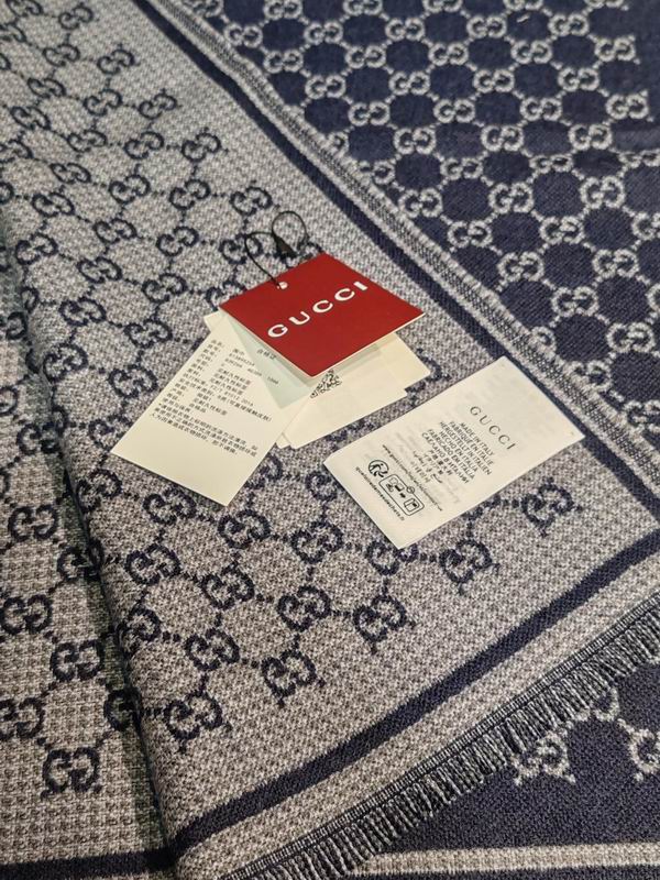 Gucci scarf 47X180cm 100%羊毛 E25 (14)