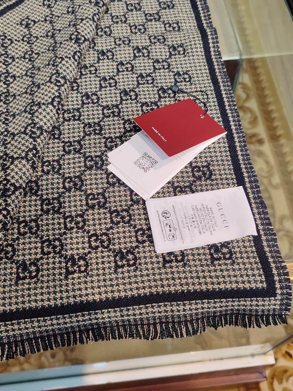 Gucci scarf 47X180cm 100%羊毛 E25 (20)