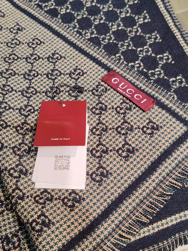 Gucci scarf 47X180cm 100%羊毛 E25 (21)
