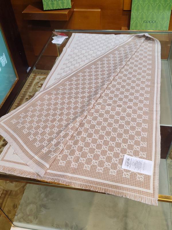Gucci scarf 47X180cm 100%羊毛 E25 (28)
