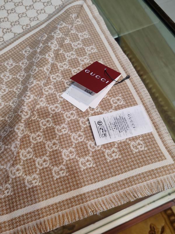 Gucci scarf 47X180cm 100%羊毛 E25 (29)