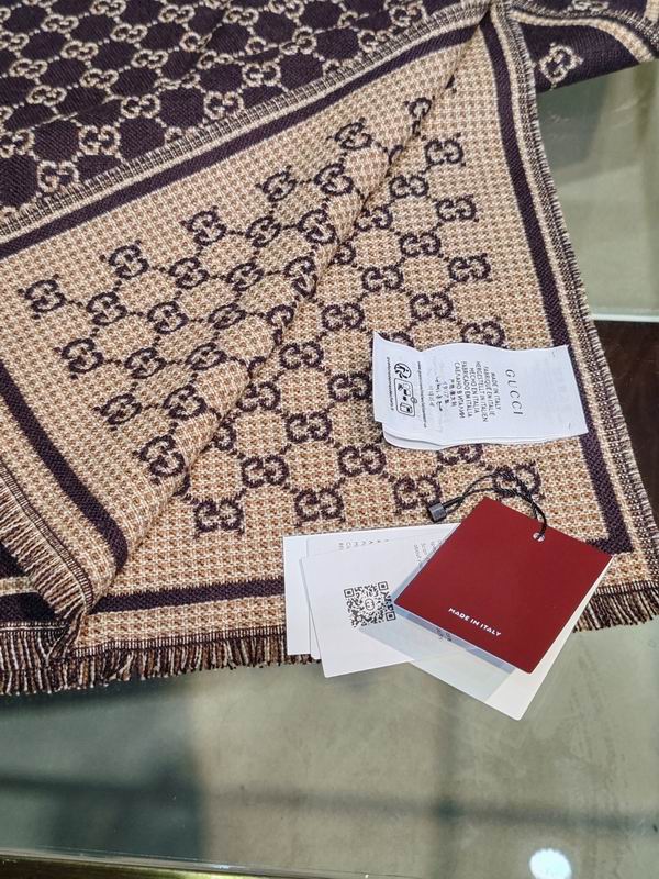 Gucci scarf 47X180cm 100%羊毛 E25 (3)