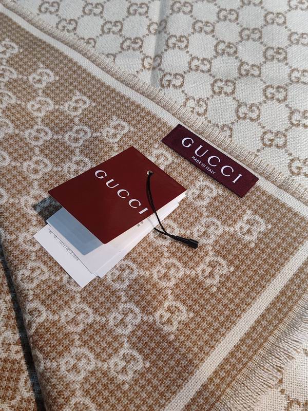Gucci scarf 47X180cm 100%羊毛 E25 (30)
