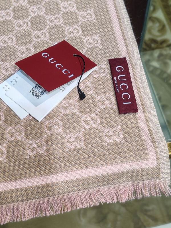 Gucci scarf 47X180cm 100%羊毛 E25 (39)
