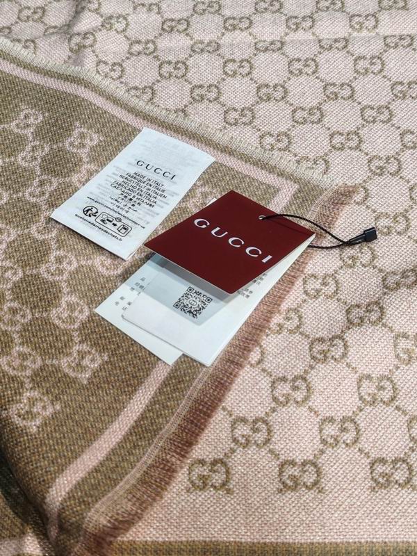 Gucci scarf 47X180cm 100%羊毛 E25 (40)