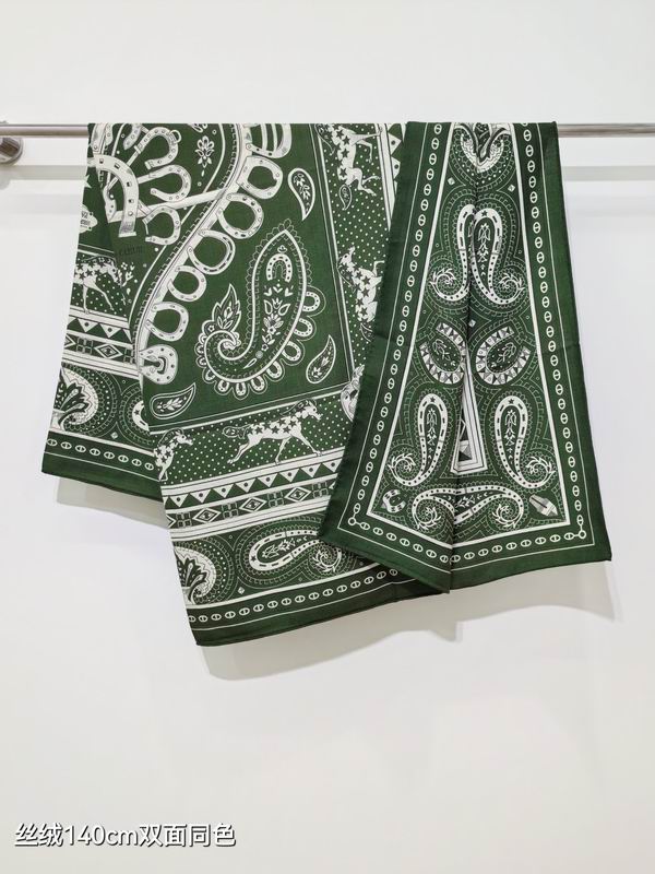 Hermes Scarf 140X140cm 70%羊绒30%真丝 E01 (23)