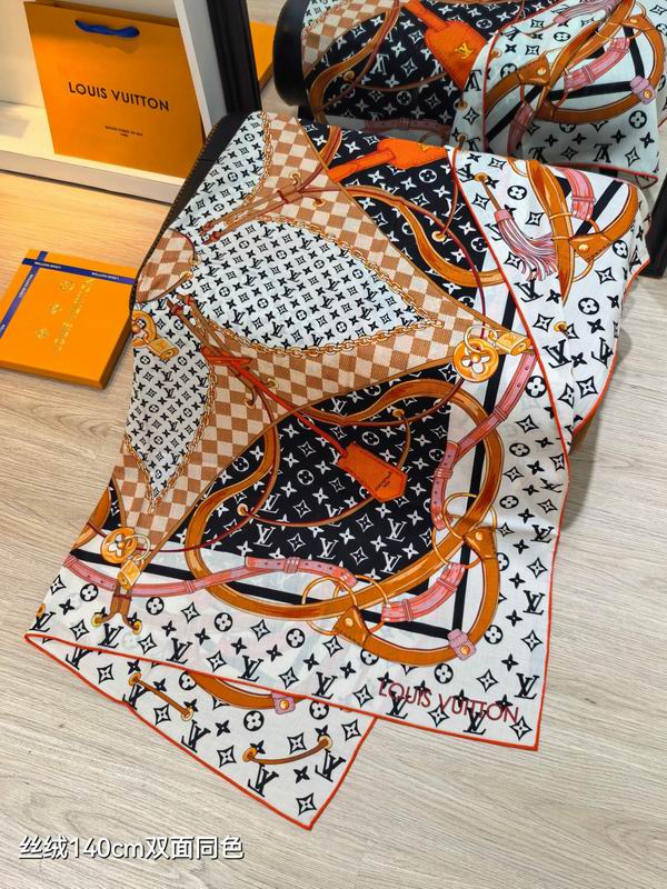 Hermes Scarf 140X140cm 70%羊绒30%真丝 E03 (6)