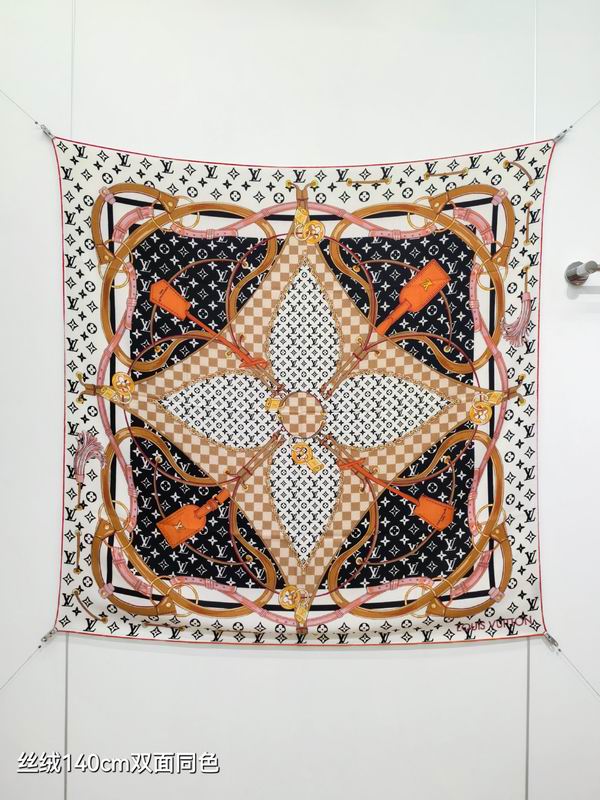 Hermes Scarf 140X140cm 70%羊绒30%真丝 E03 (8)