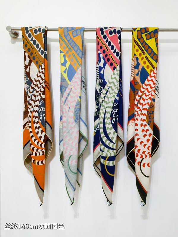 Hermes Scarf 140X140cm 70%羊绒30%真丝 E29 (10)