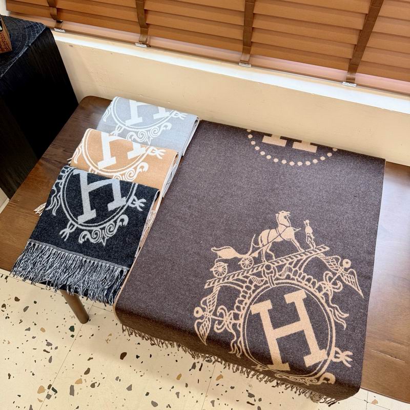 Hermes Scarf 65X180cm E18 (9)
